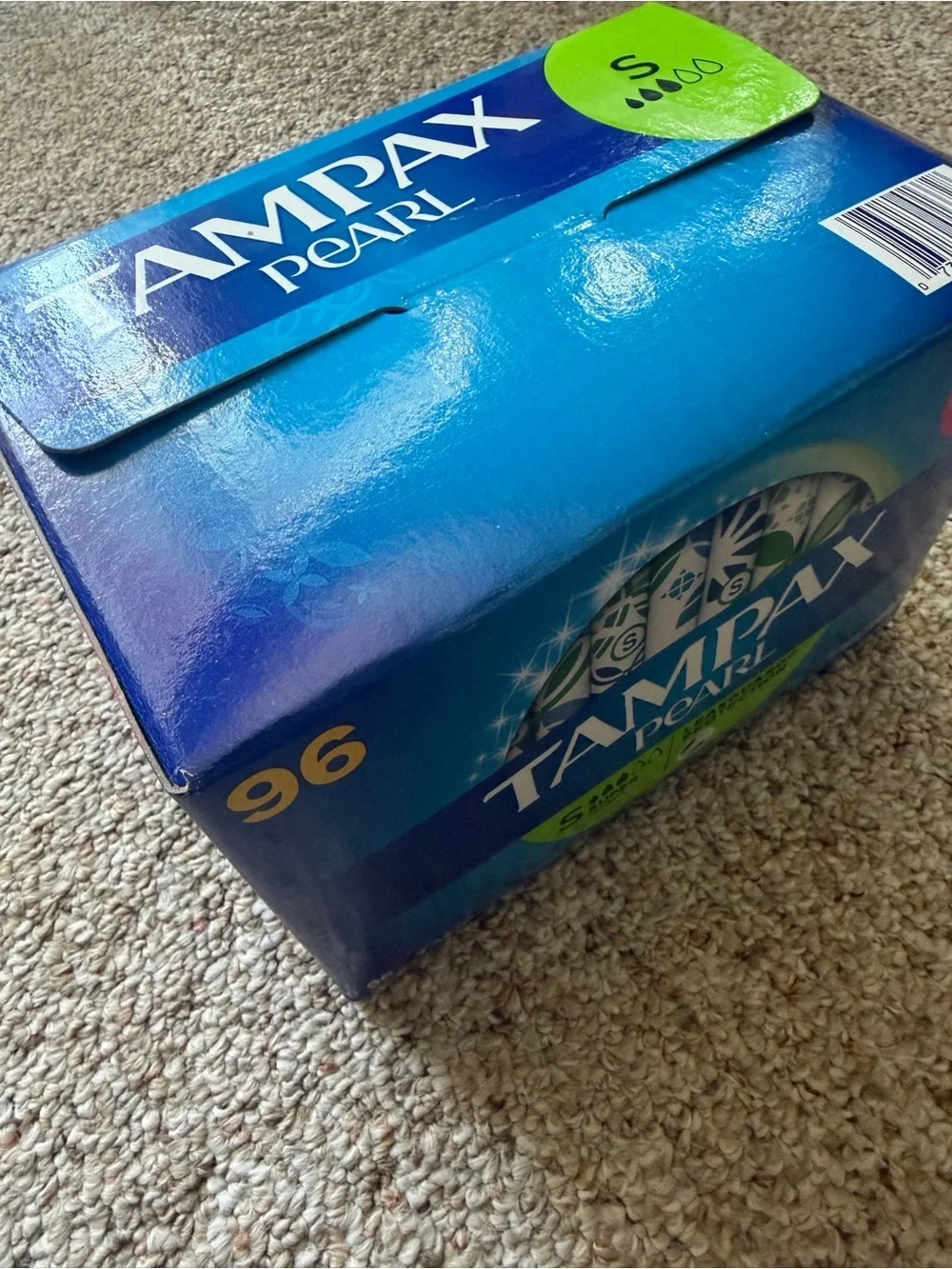 New 96pk Tampax Pearl Super Tampons Pack Femeinie Beauty Menstrual Fem Product